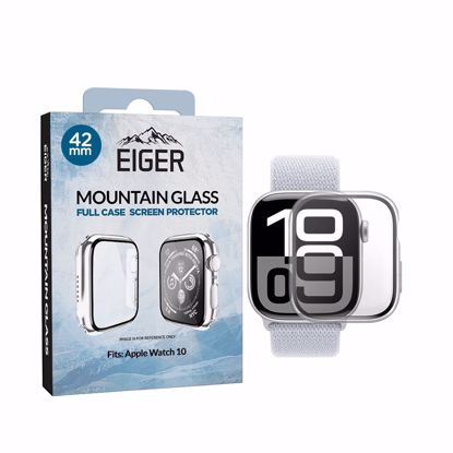Picture of Eiger Eiger Mountain Glass Full Case for Apple Watch Series 11/ 10 42mm in Clear