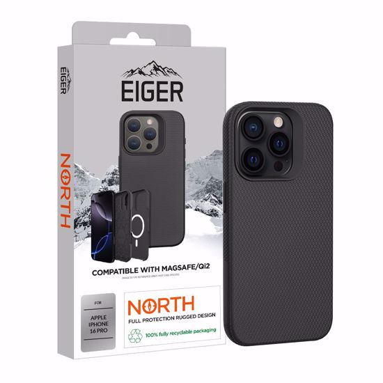 Picture of Eiger Eiger North Magsafe Case for Apple iPhone 16 Pro in Black
